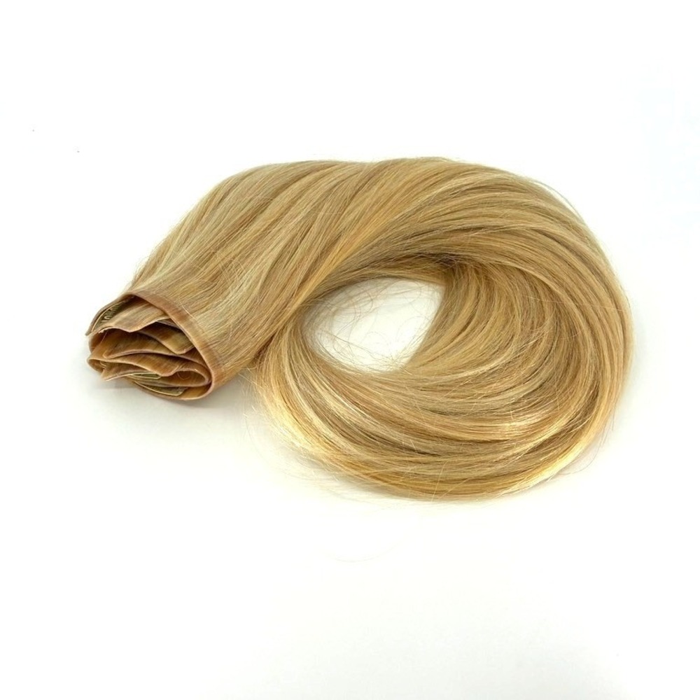 BELLAMI Silk Seam 22" 4 Wefts 140g Butter Blonde #P10/16/60 Human Hair Extension